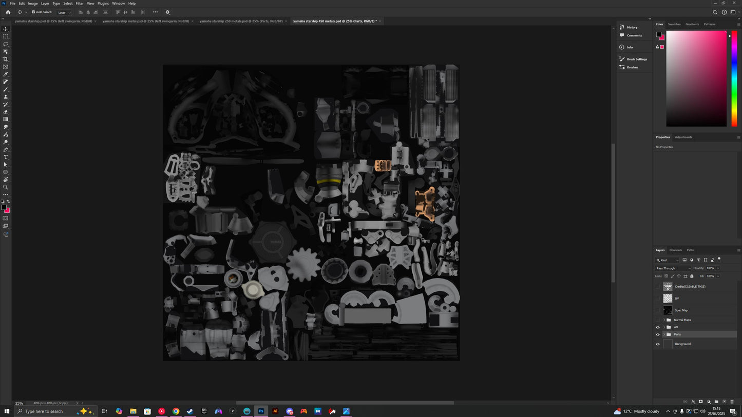 Yamaha Starship PSD Files