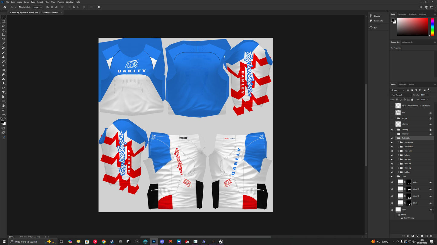 TLD x OAKLEY Gear PSD File