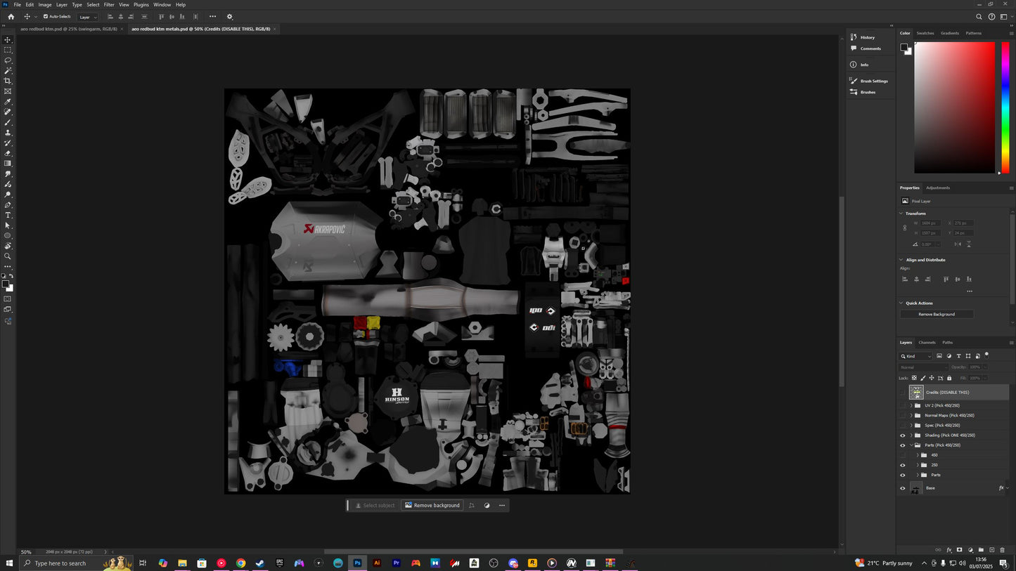 AEO KTM - RedBud 2025 PSD Files