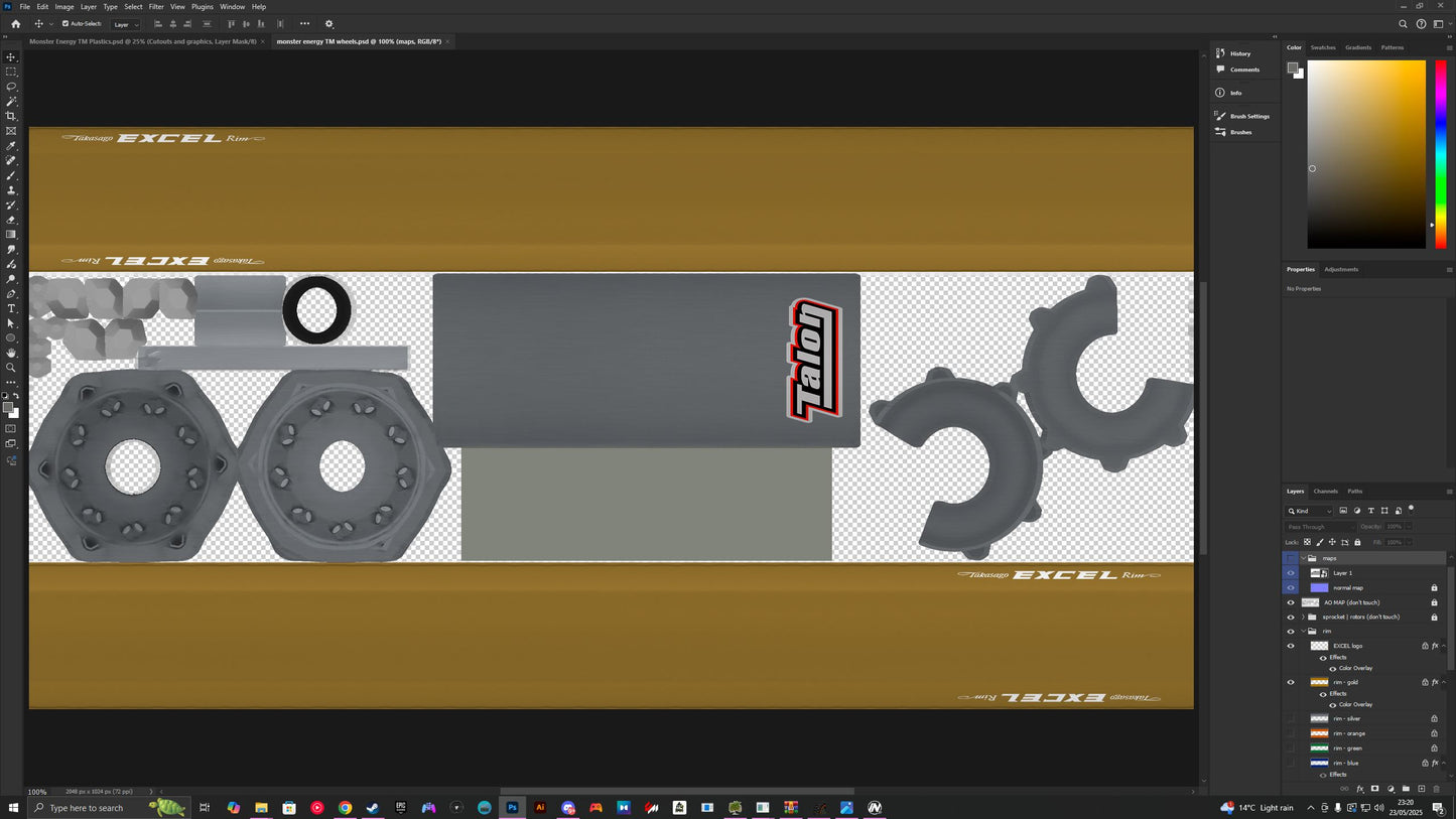 Monster Energy TM PSD Files