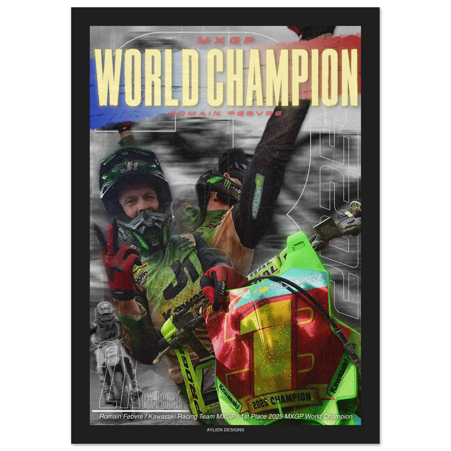 Romain Febvre - World Champion 2025 Poster