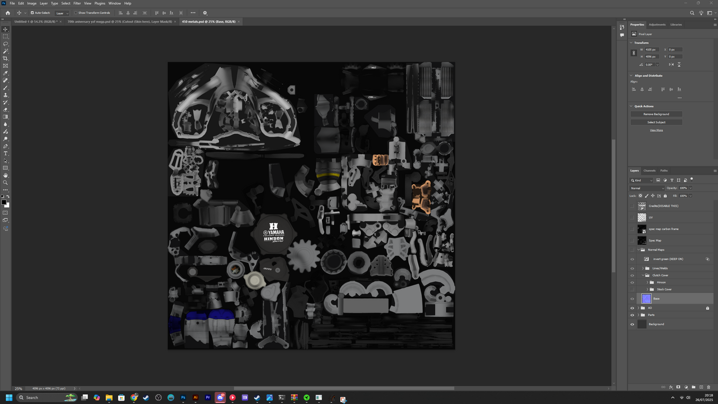 2025 Yamaha 70th Anniversary MXGP Bike PSD's