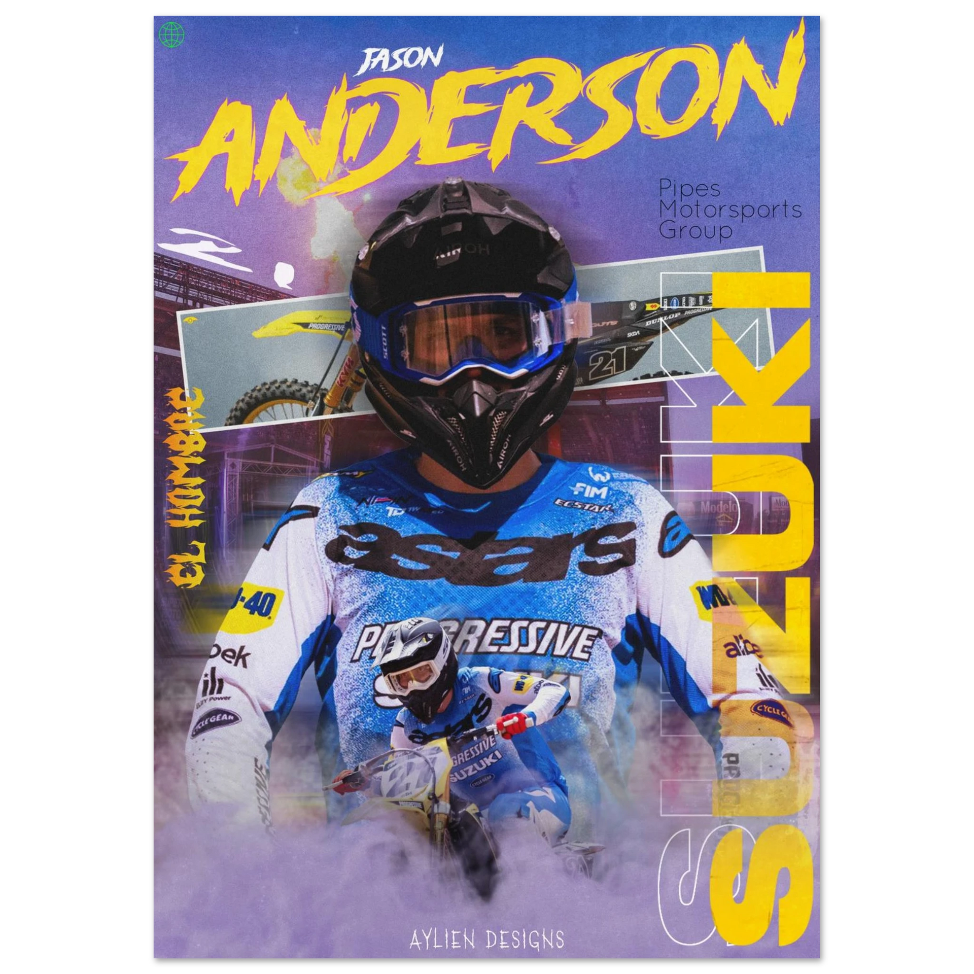 Jason Anderson - Suzuki (Gloss) – Aylien Designs