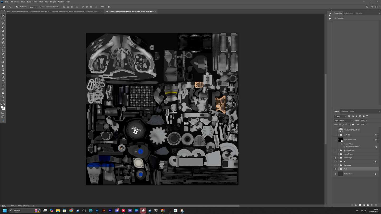 2025 Factory Yamaha MXGP and MX2 PSD's