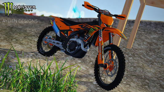 Monster Energy FMF KTM PSD Files