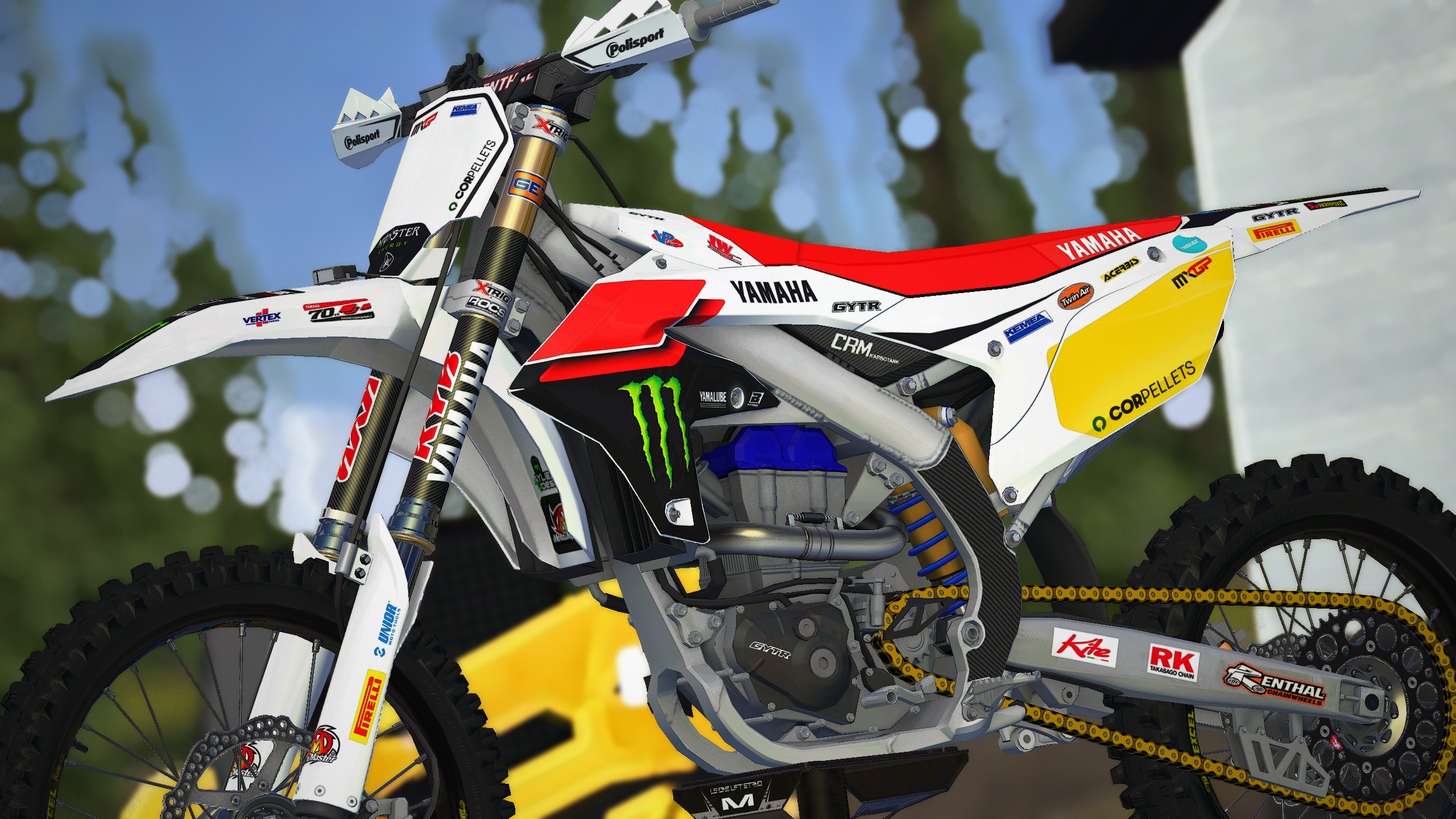 2025 Yamaha 70th Anniversary MXGP Bike PSD's – Aylien Designs