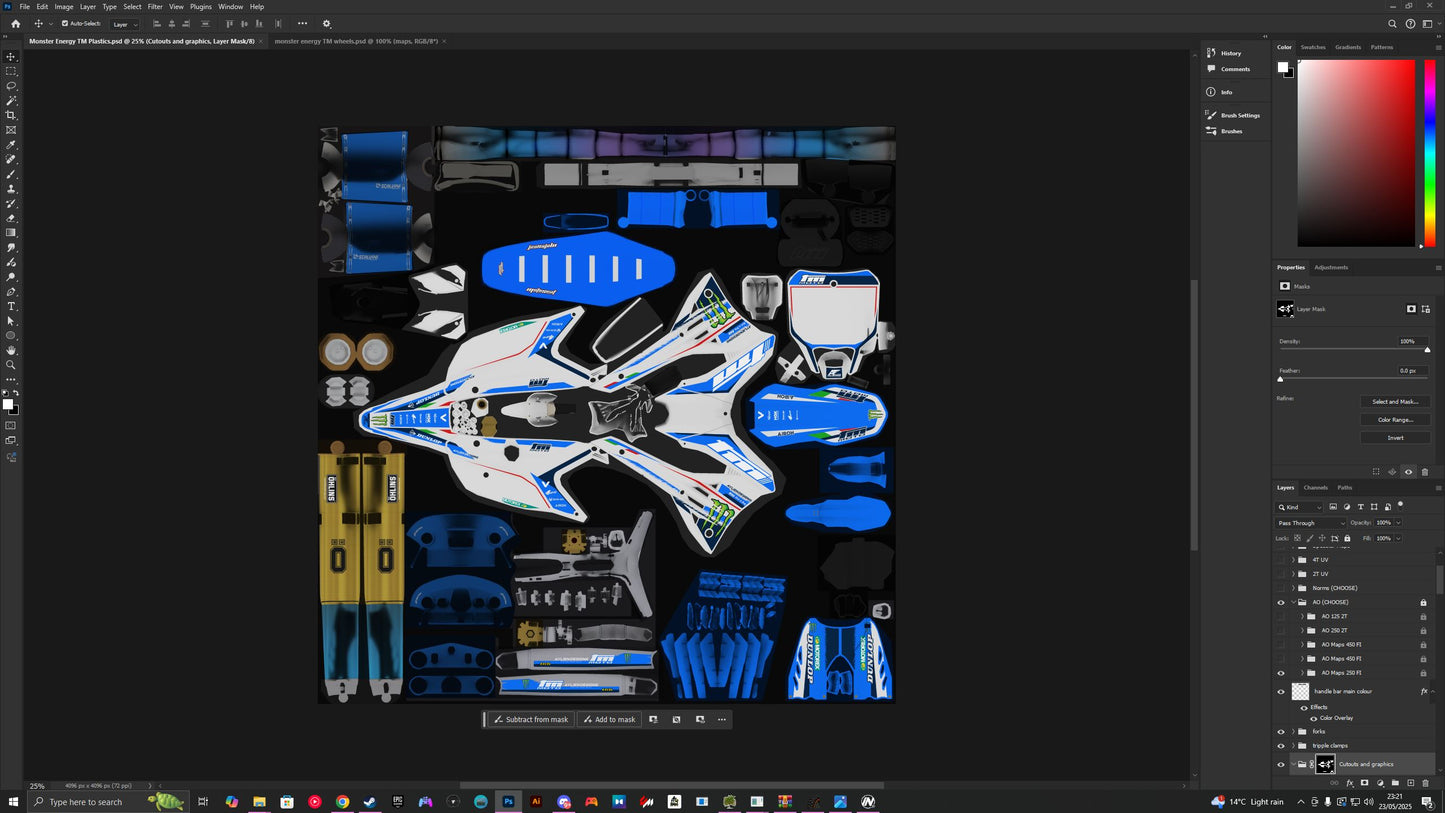 Monster Energy TM PSD Files