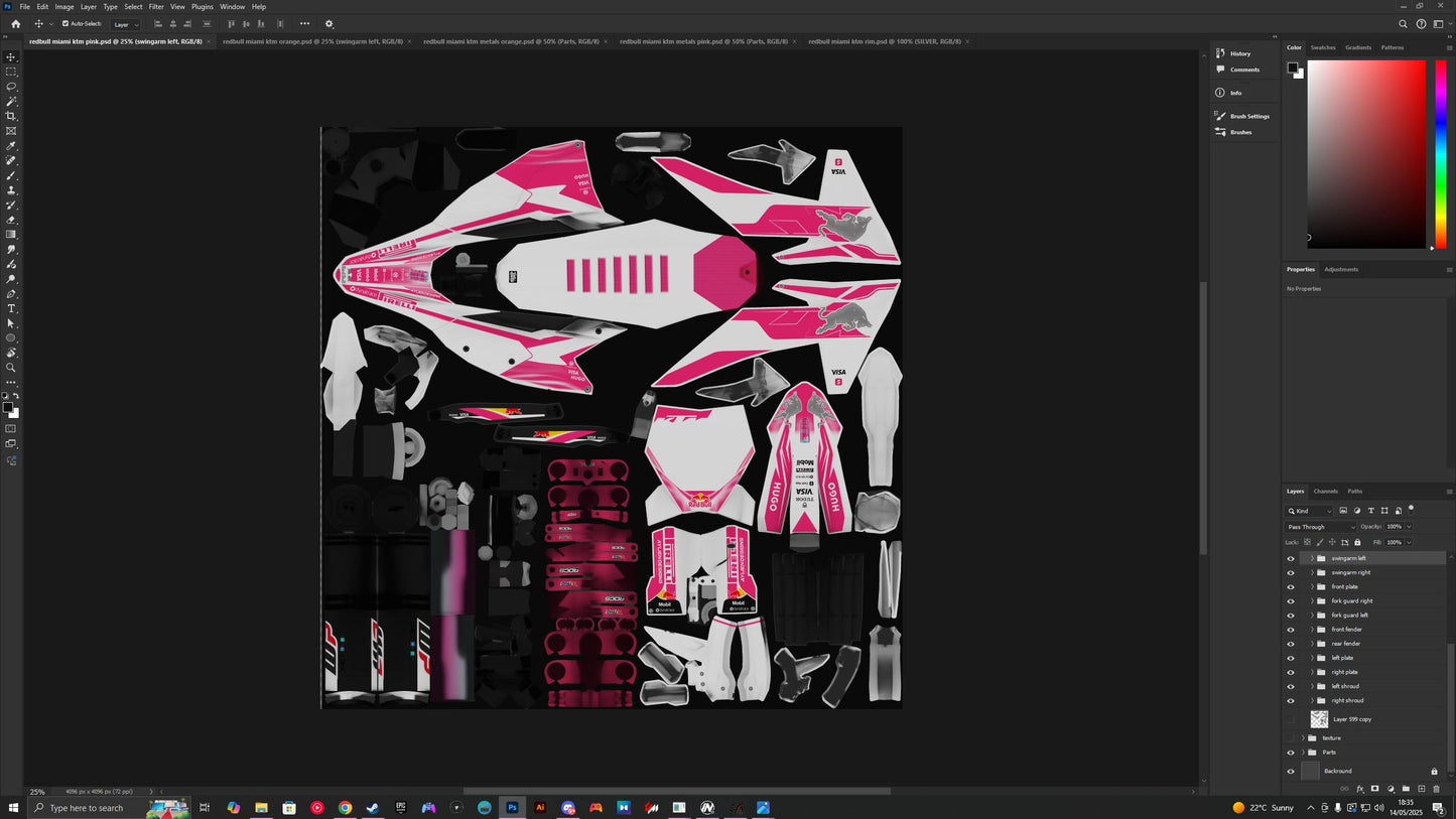 RedBull Miami F1 KTM PSD Files