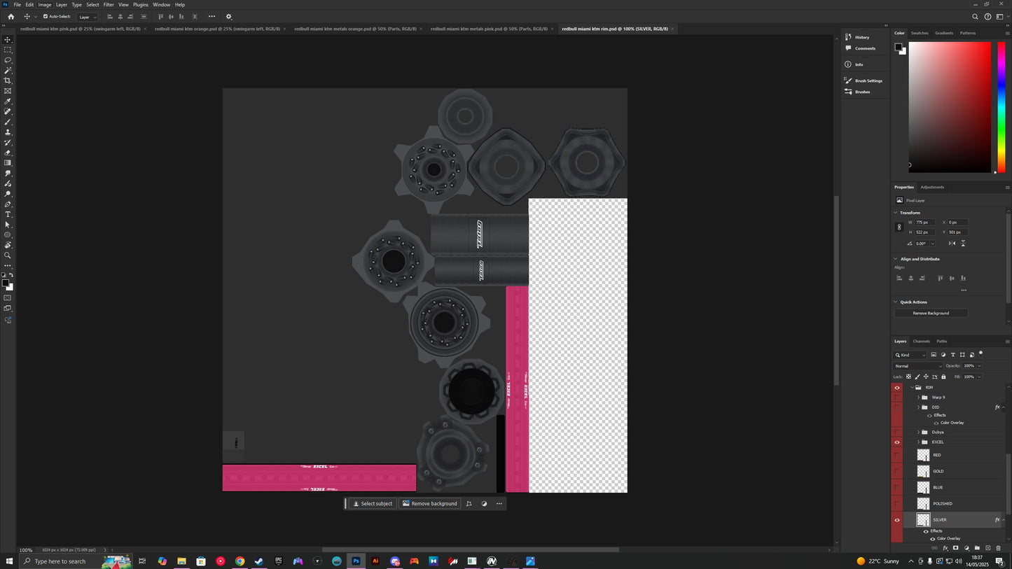 RedBull Miami F1 KTM PSD Files