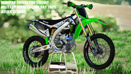 Monster Energy Pro Circuit Kawasaki - Military Appreciation Day 2025 Replica PSD Files