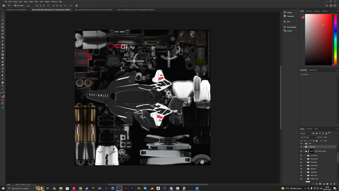 Fantic Mammoth PSD Files